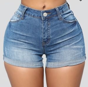 Fashionva Somone to love high rise shorts